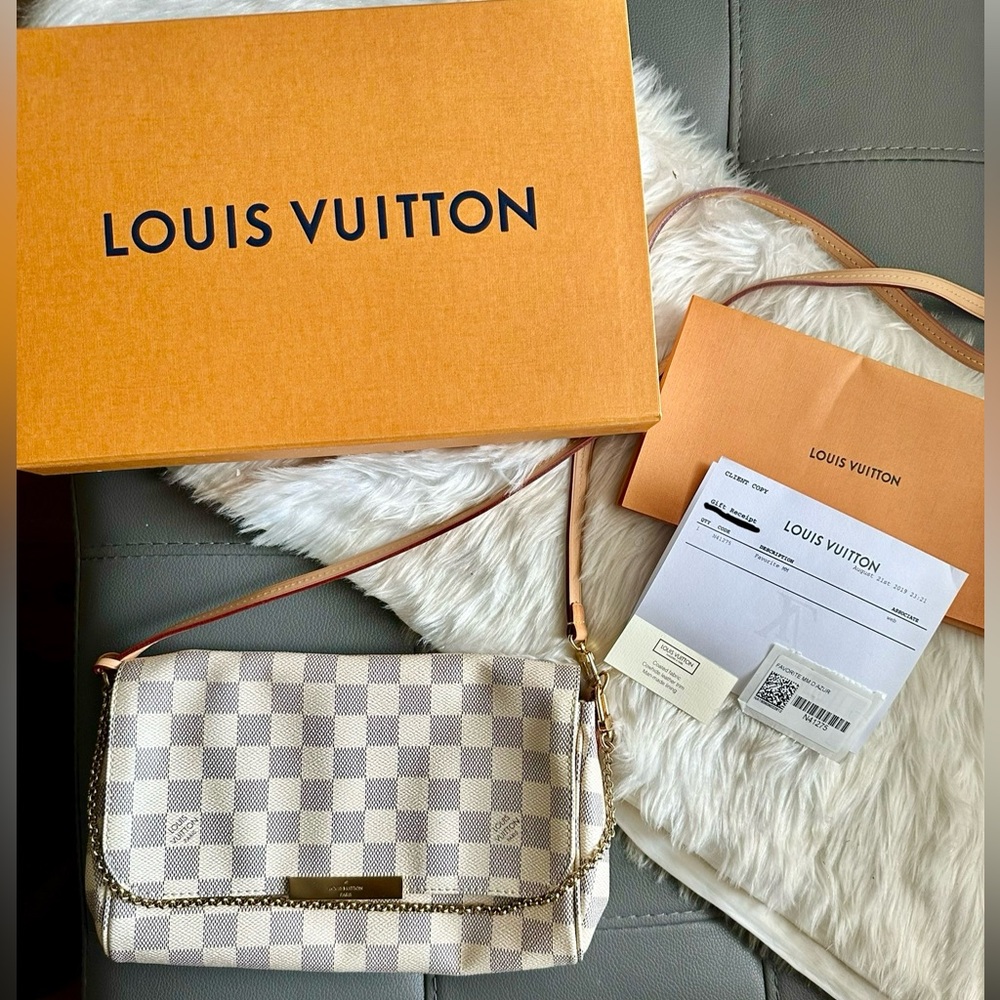 Louis Vuitton Favorite MM Damier Azur